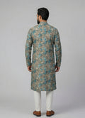 MLS PRINTED KURTA PAJAMA 2PCS