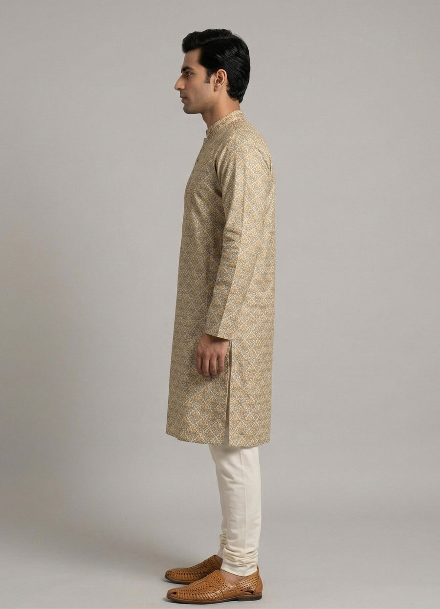 MLS PRINTED KURTA PAJAMA