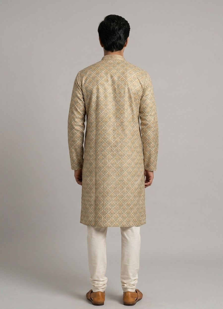 MLS PRINTED KURTA PAJAMA