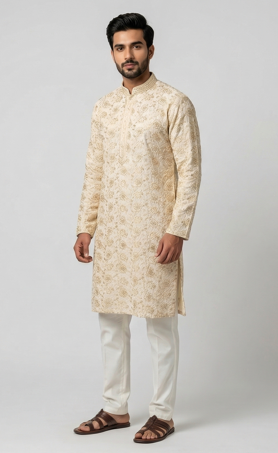 MLS PRINTED KURTA PAJAMA