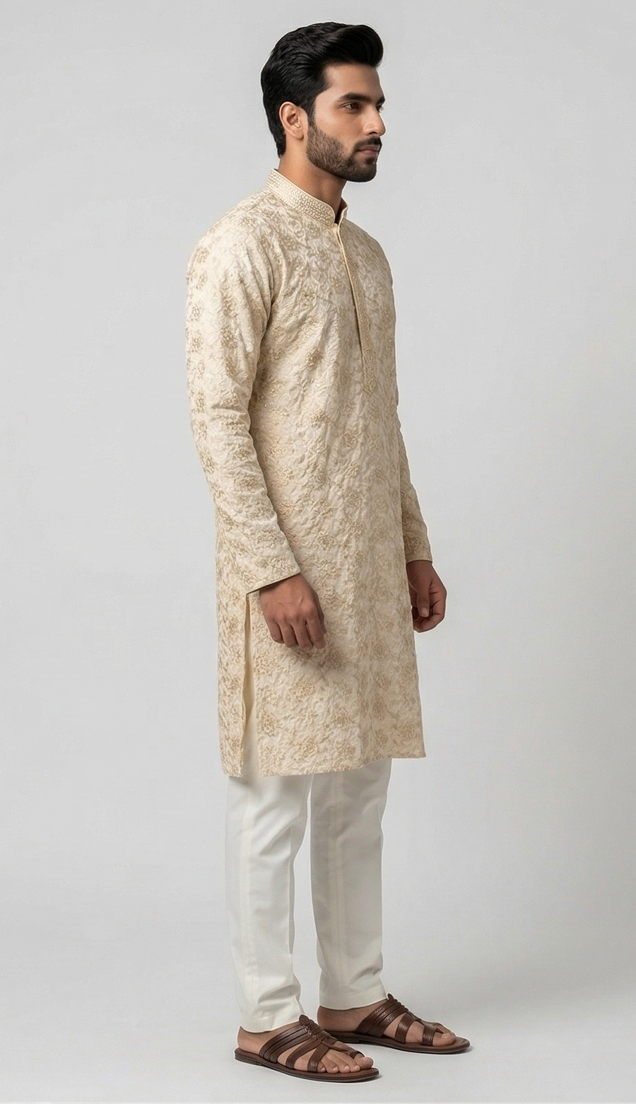 MLS PRINTED KURTA PAJAMA