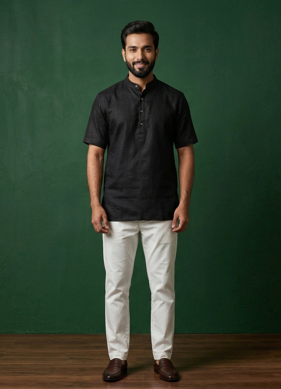 MLS PLAIN SHORT KURTA H/S