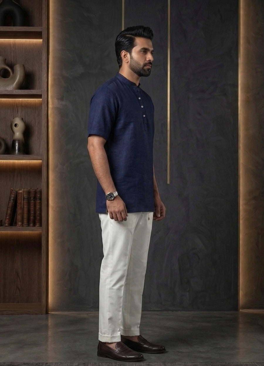 MLS PLAIN SHORT KURTA H/S