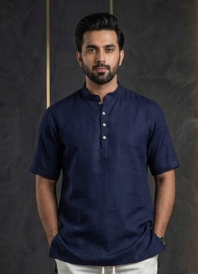 MLS PLAIN SHORT KURTA H/S