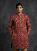MLS EMBROIDERED KURTA PAJAMA 2PCS