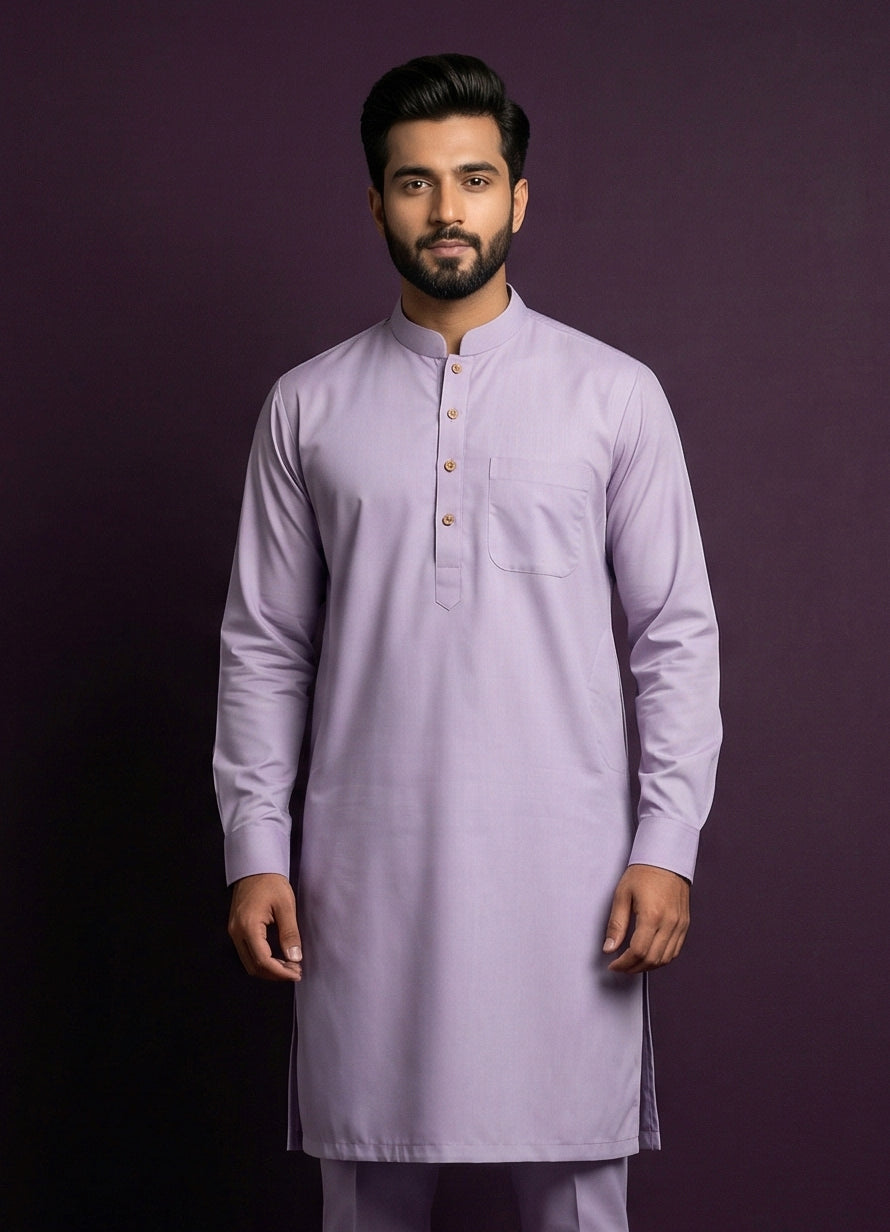 MLS COTTON KURTA PAJAMA 2PCS