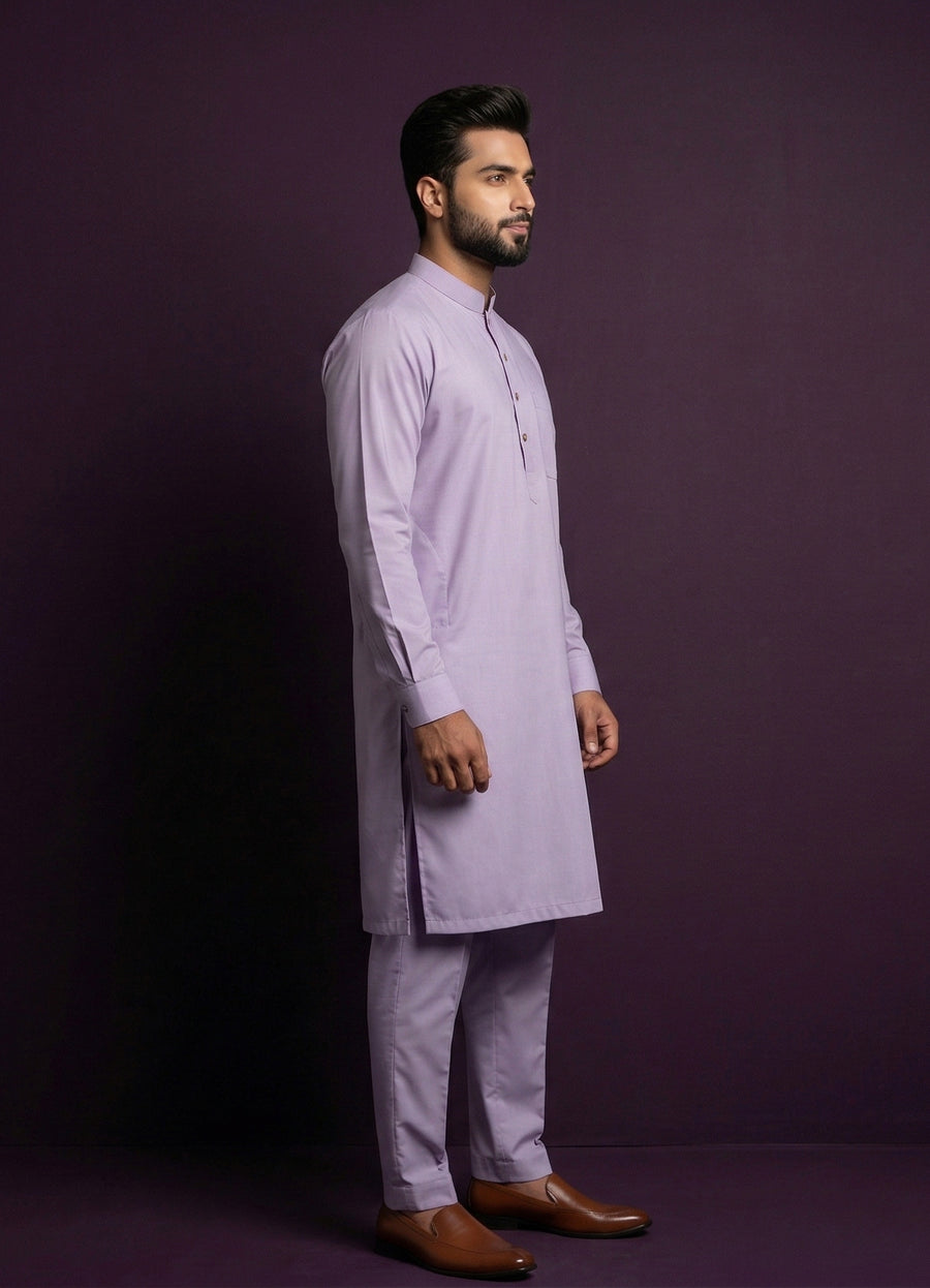 MLS COTTON KURTA PAJAMA 2PCS