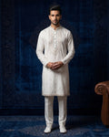 MLS EMBROIDERED KURTA PAJAMA