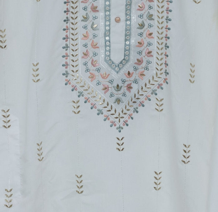 MLS EMBROIDERED KURTA PAJAMA