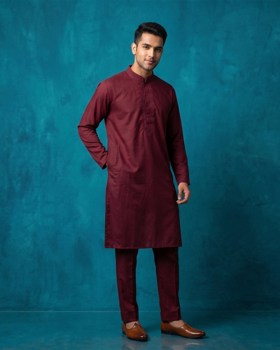 MLS COTTON KURTA PAJAMA
