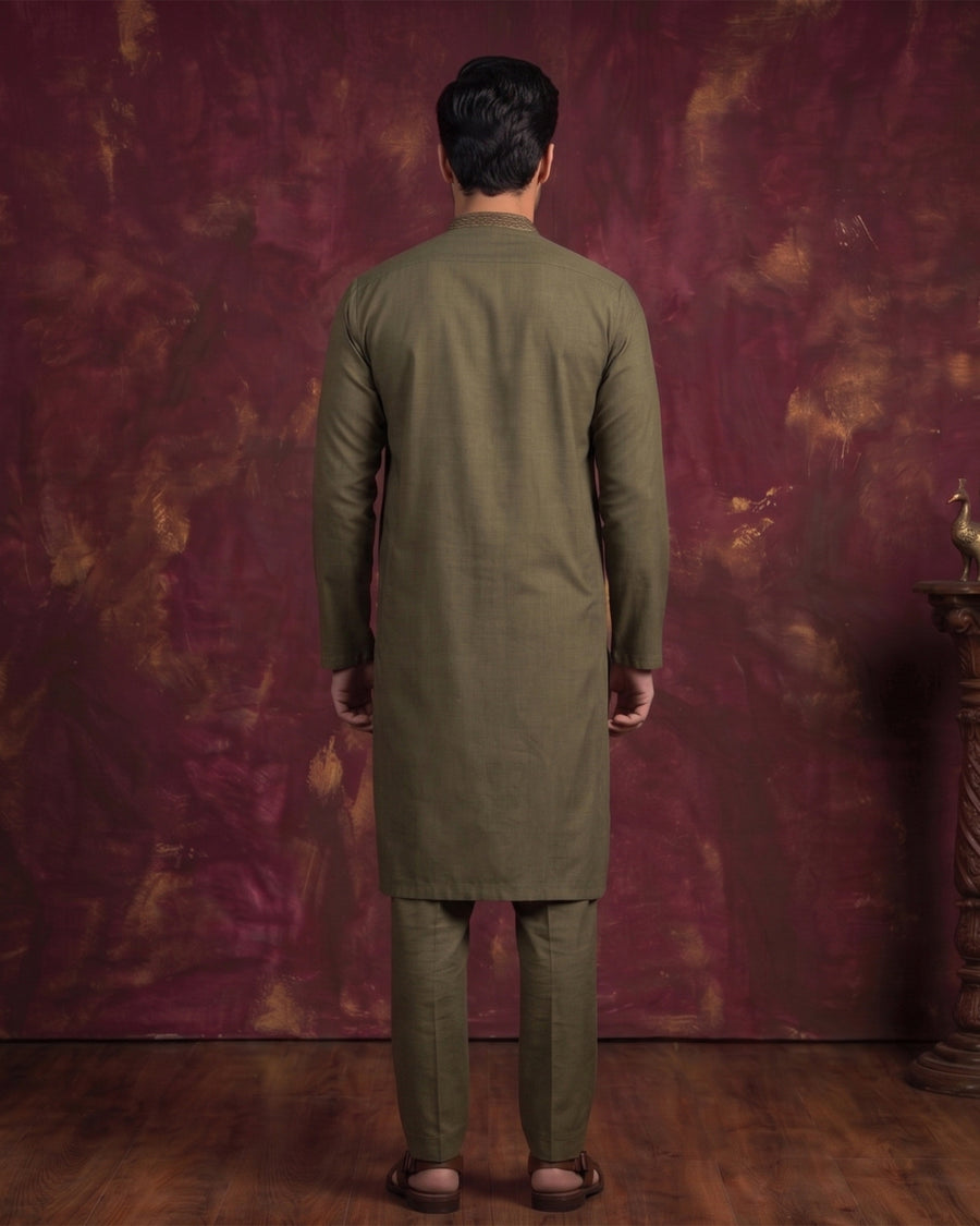 MLS COTTON KURTA PAJAMA