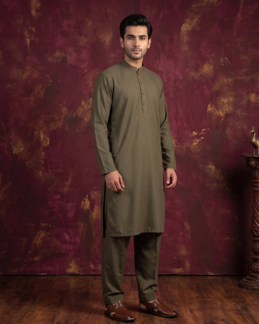 MLS COTTON KURTA PAJAMA