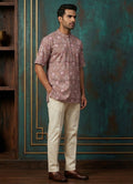 MLS PRINTED SHORT KURTA H/S