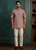 MLS PRINTED SHORT KURTA H/S