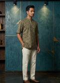 MLS PRINTED SHORT KURTA H/S