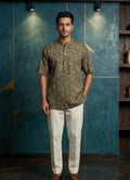 MLS PRINTED SHORT KURTA H/S