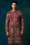 MLS EMBROIDERED KURTA PAJAMA
