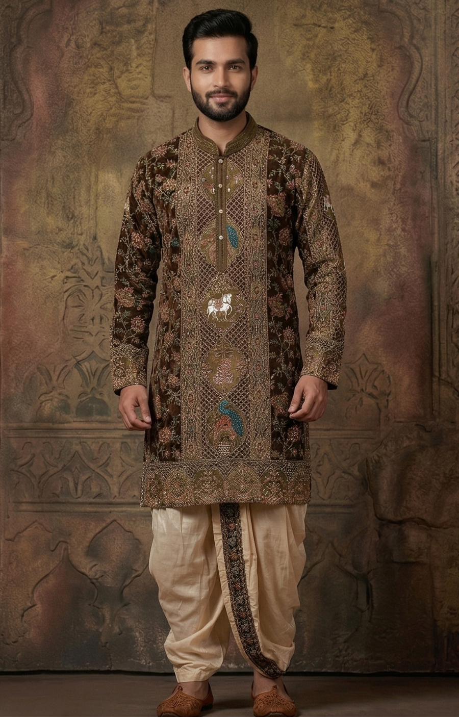 MLS KURTA DHOTI SET