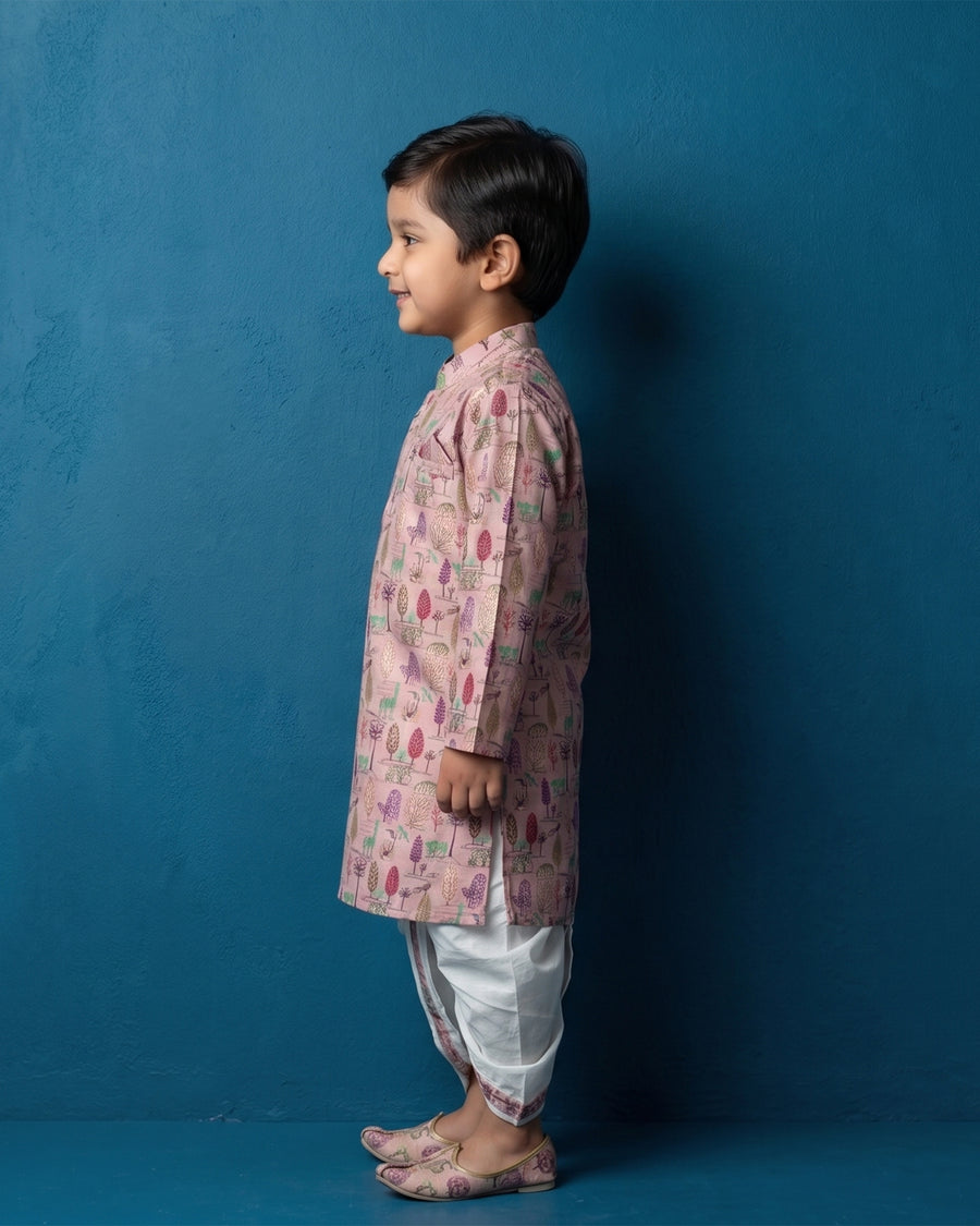 MLS KIDS KURTA DHOTI SET 2PCS