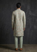 MLS EMBROIDERED KURTA PAJAMA 2PCS