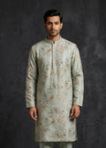 MLS EMBROIDERED KURTA PAJAMA 2PCS