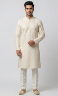 MLS EMBROIDERED KURTA PAJAMA