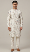 MLS EMBROIDERED KURTA PAJAMA