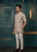 MLS PRINTED SHORT KURTA H/S
