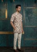 MLS PRINTED SHORT KURTA H/S