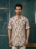 MLS PRINTED SHORT KURTA H/S
