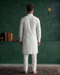 MLS LINEN PATHANI SUIT 2PCS