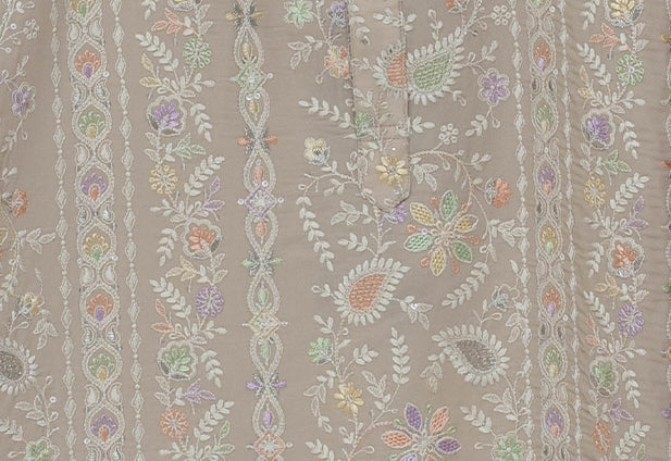 MLS EMBROIDERED KURTA PAJAMA