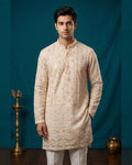 MLS EMBROIDERED KURTA PAJAMA