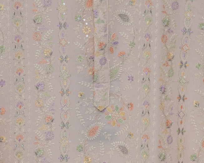 MLS EMBROIDERED KURTA PAJAMA