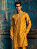 MLS EMBROIDERED KURTA PAJAMA 2PCS