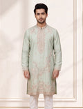 MLS EMBROIDERED KURTA PAJAMA