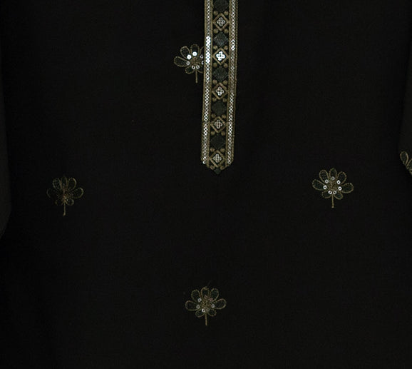 MLS EMBROIDERED KURTA PAJAMA