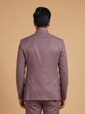 Jacquard Self Textured Jodhpuri Suit 2Pc Jalaj