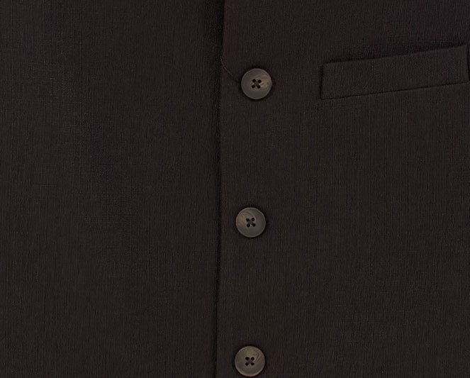 Jute Blend Solid & Plain Jawahar Jacket 1Pc Kanishk