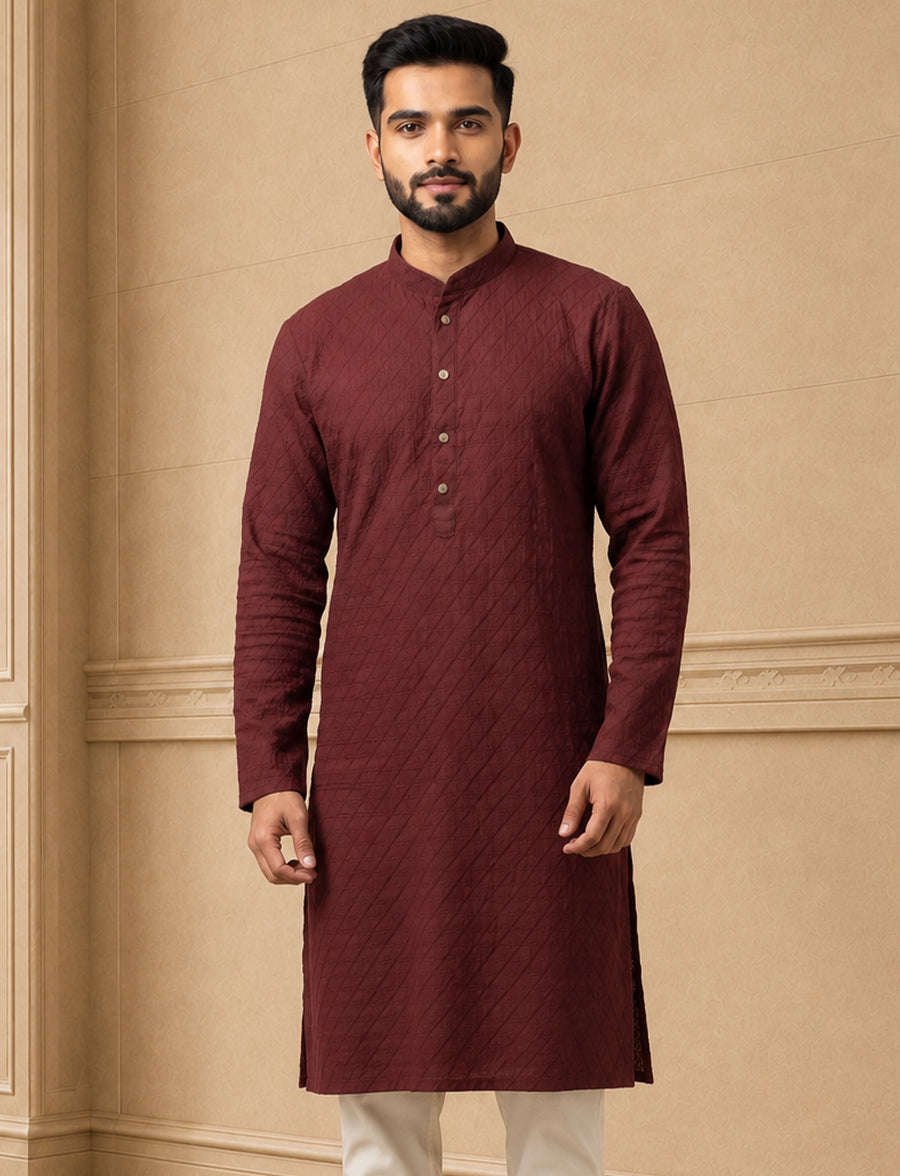 MLS CHIKANKARI KURTA PAJAMA