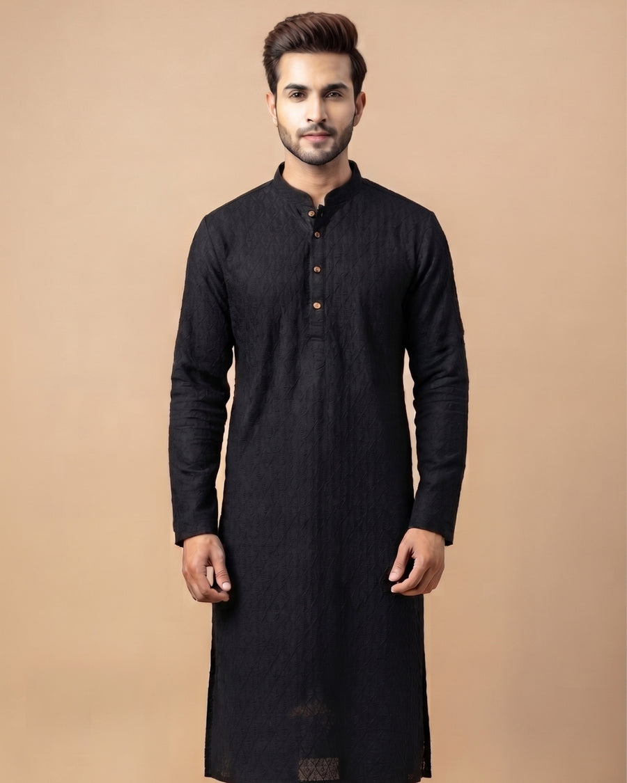 MLS CHIKANKARI KURTA PAJAMA