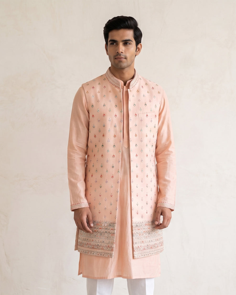 MLS KURTA JAWAHAR SET 3PCS