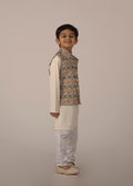 KIDS PRINTED NEHRU JACKET