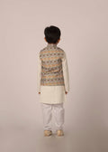 KIDS PRINTED NEHRU JACKET