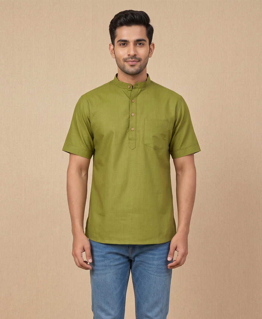 MLS SHORT KURTA HALF SLEEVES