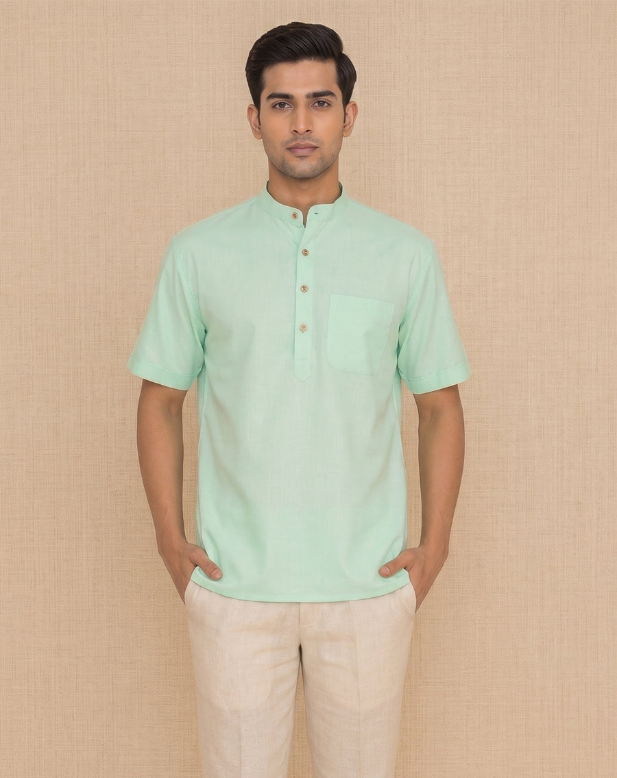 MLS SHORT KURTA HALF SLEEVES