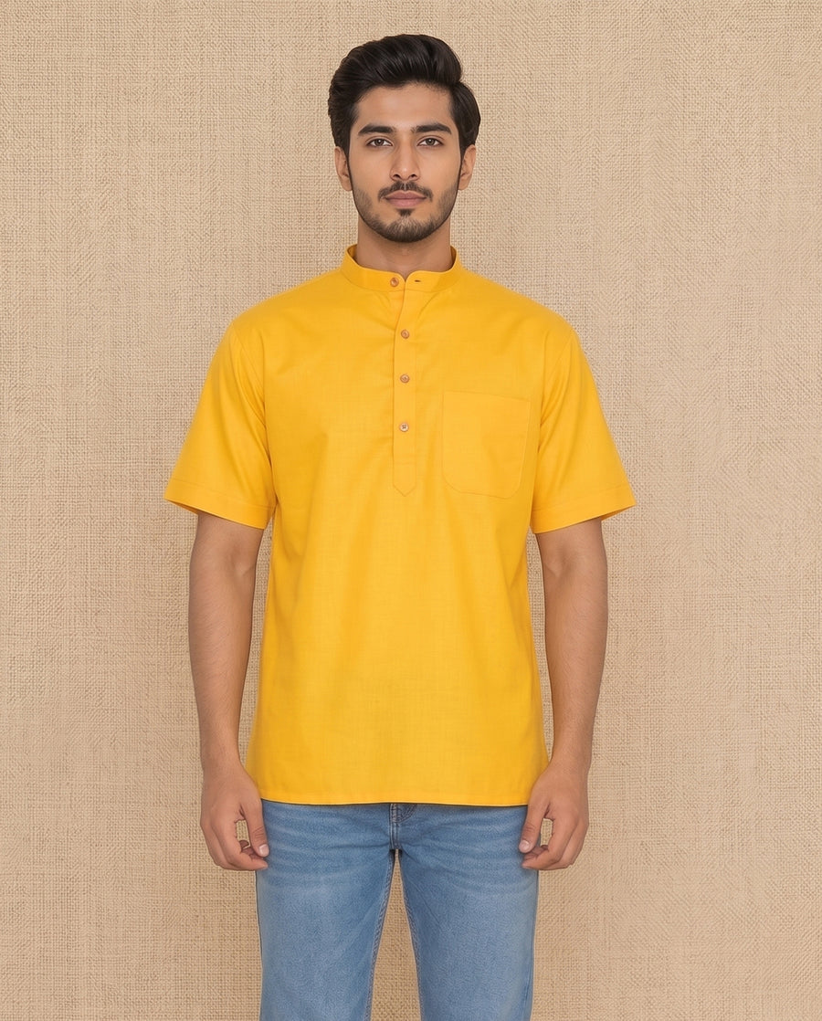 MLS SHORT KURTA HALF SLEEVES