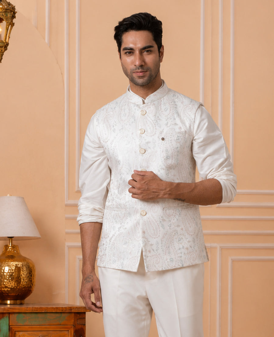 MLS EMBROIDERED JAWAHAR JACKET