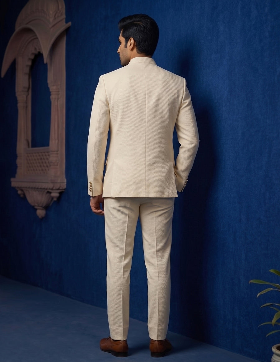 MLS PLAIN JODHPURI SUIT 2PCS