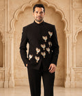 MLS EMBROIDERED JODHPURI SUIT 2PCS